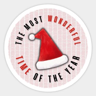 Xmas is the most wonderful time of the year. Happy holidays! Sticker